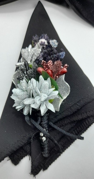 Yağmur Sanat Damat Papyon Yakaçiçeği Mendil