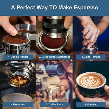 Gui Xulian 51MM Espresso Dozajlama Hunisi, Paslanmaz Çelik Fiyatı