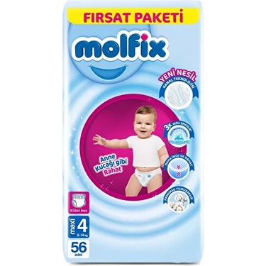 Molfix Külot Bez Fırsat Maxi 4 Beden