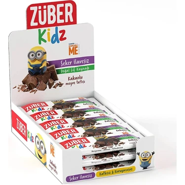 Züber Kidz Kakaolu Meyve Tatlısı 30 gr x