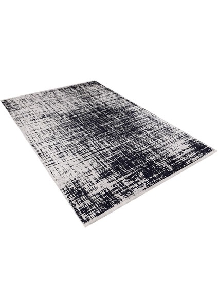 Grozni Gri Modern Polyester Dijital Baskı Halı