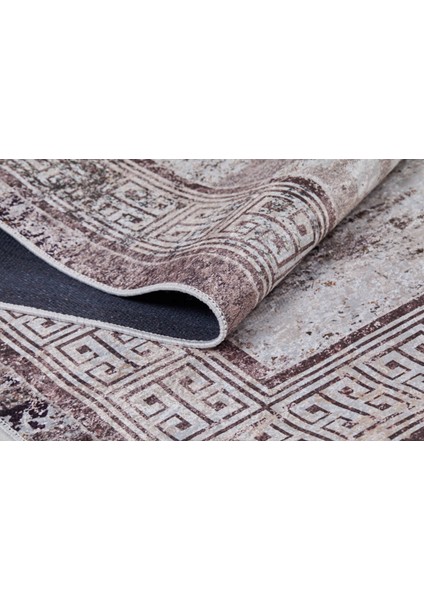 Kopeysk Bej Çerçeveli Polyester Dijital Baskı Halı fiyatları