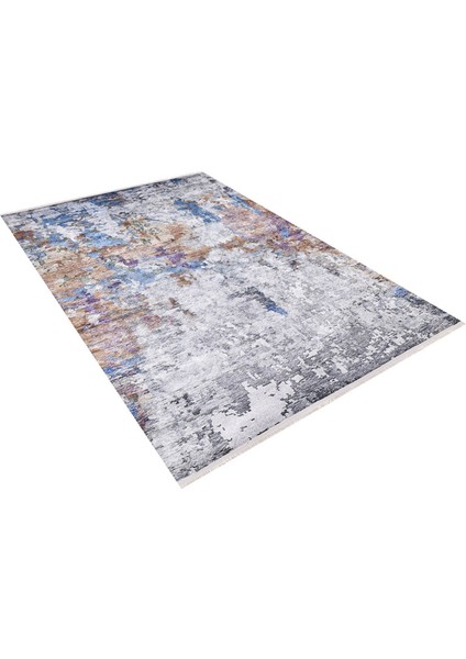 Kaluga Gri Modern Polyester Dijital Baskı Halı