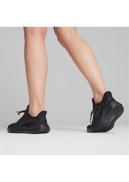 378768 02 Reflect Lıte Puma Black-Puma Black-Cool Dark Gray Yetişkin Erkek Koşu Ayakkabısı