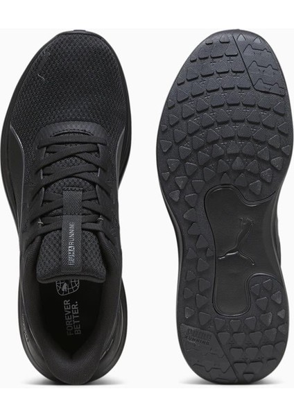 378768 02 Reflect Lıte Puma Black-Puma Black-Cool Dark Gray Yetişkin Erkek Koşu Ayakkabısı