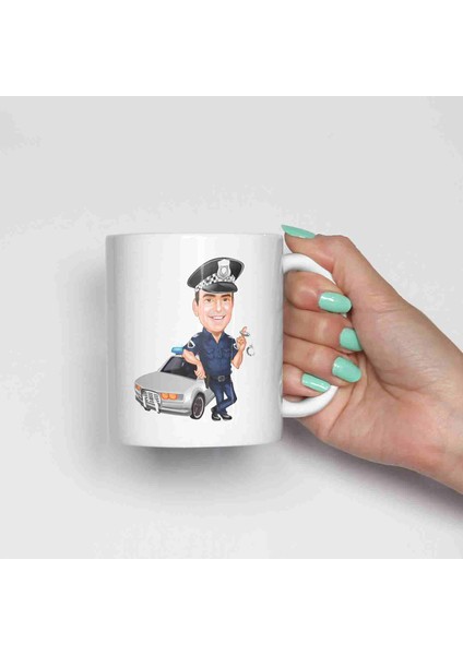 Polislere Özel Karikatürlü Kupa Bardak fırsatları