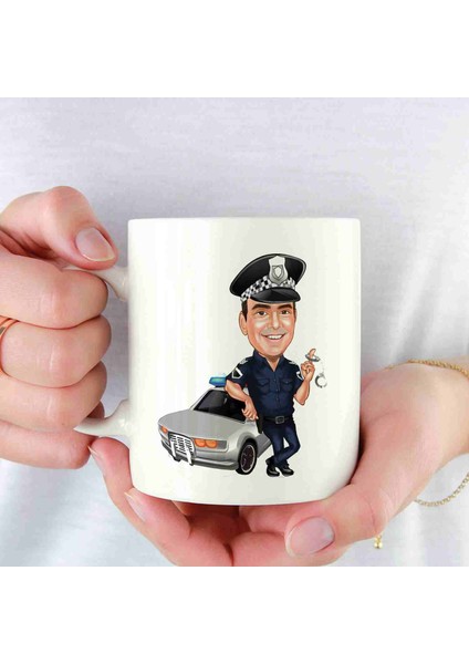 Polislere Özel Karikatürlü Kupa Bardak indirimleri