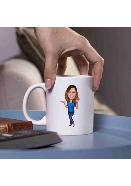 Kadınlara Özel Karikatürlü Kupa Bardak