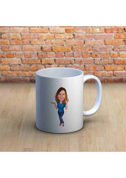 Kadınlara Özel Karikatürlü Kupa Bardak