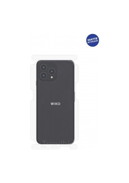Wiko T60 Mat Arka ve Yan Koruyucu Tpu Film