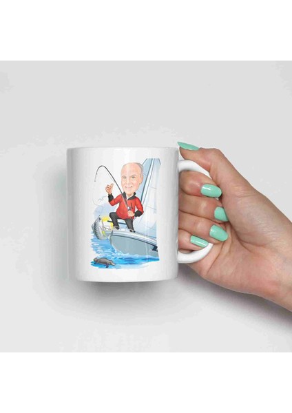 Erkeklere Özel Karikatürlü Kupa Bardak