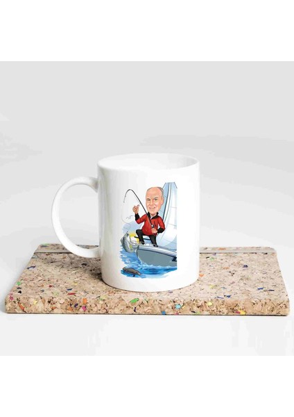 Erkeklere Özel Karikatürlü Kupa Bardak