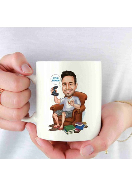 Oyunculara Özel Karikatürlü Kupa Bardak indirimleri