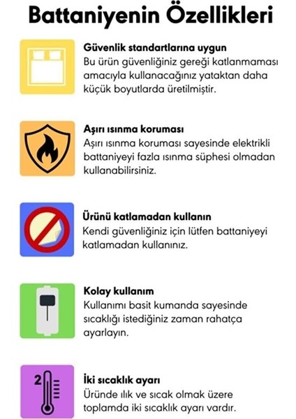 Elektrikli Battaniye (Keçe) 2 Yıl Garantili modelleri