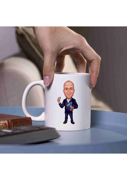 Tamircilere Özel Karikatürlü Kupa Bardak