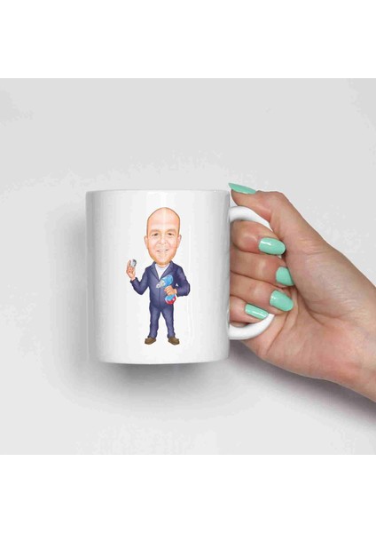 Tamircilere Özel Karikatürlü Kupa Bardak