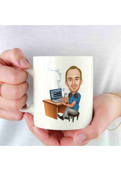 Müzisyen ve Dj'lere Özel Karikatürlü Kupa Bardak fırsatları