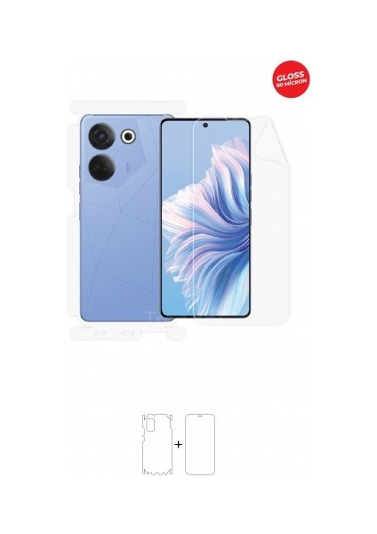 Tecno Camon 20 Pro Ön, Arka ve Yan 360 Derece Tam Kaplama Tpu Film