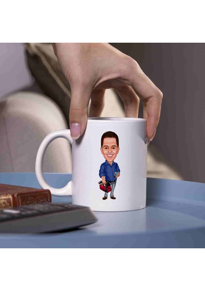 Tamircilere Özel Karikatürlü Kupa Bardak