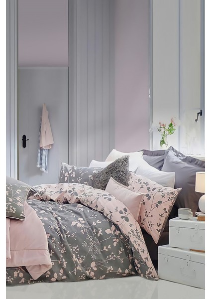 Ranforce Çift Kişilik Çift Taraflı Nevresim Takımı Pera