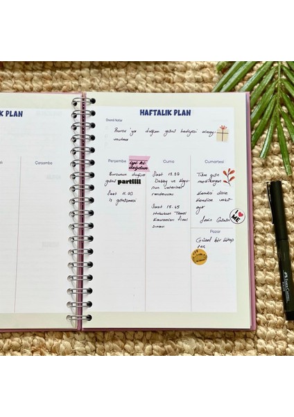 Bu Hayat Sana Güzel Konuşan Ajanda Planlayıcı Defter Akademik Ajanda