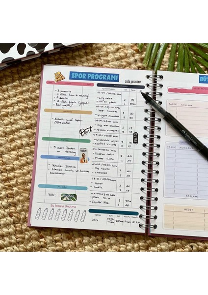 Bu Hayat Sana Güzel Konuşan Ajanda Planlayıcı Defter Akademik Ajanda