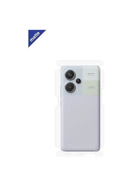 Xiaomi Redmi Note 13 Pro Plus Mat Arka ve Yan Koruyucu Poliüretan Film