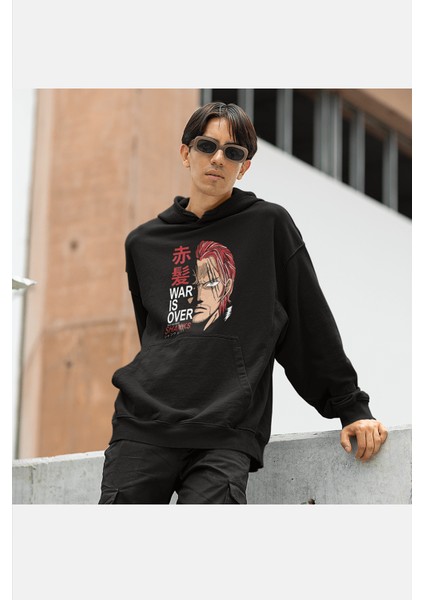 One Piece Shanks Kapşonlu Sweatshirt