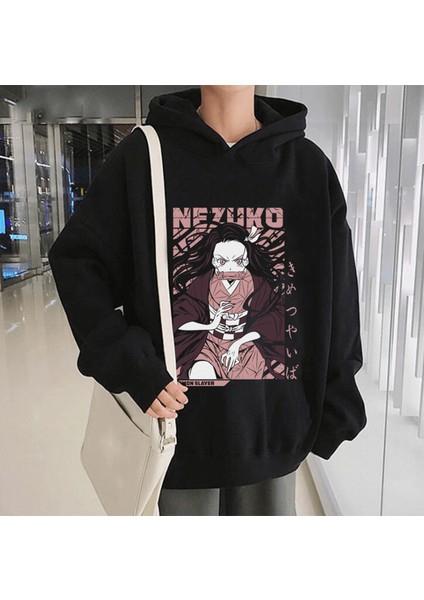 Anime Nezuko Kapşonlu Sweatshirt fiyatları