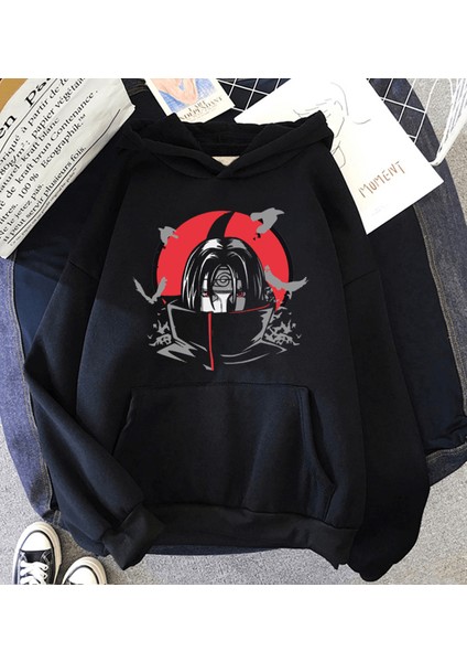 Anime Uchiha Itachi Kapşonlu Sweatshirt