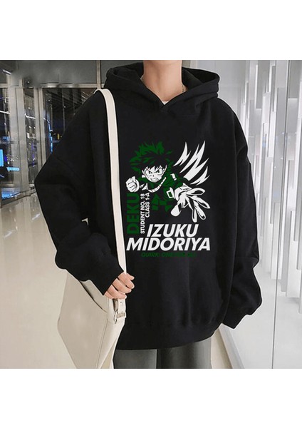 Anime My Hero Academia Deku Kapşonlu Sweatshirt fiyatları