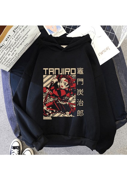 Anime Tanjiro Kapşonlu Sweatshirt