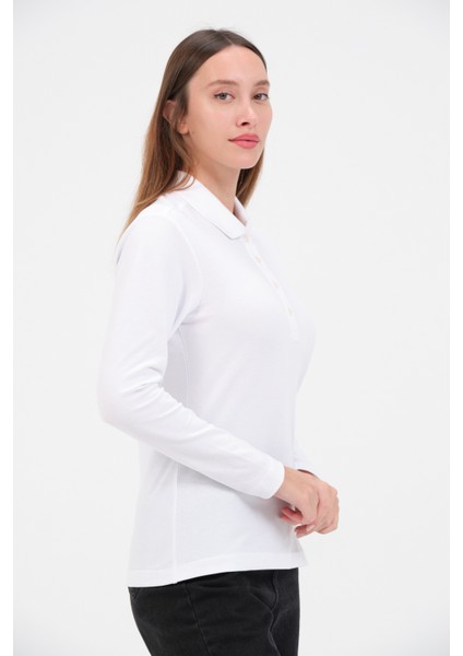Bayaz Kadın Regular Fit Uzun Kollu Polo fiyatları