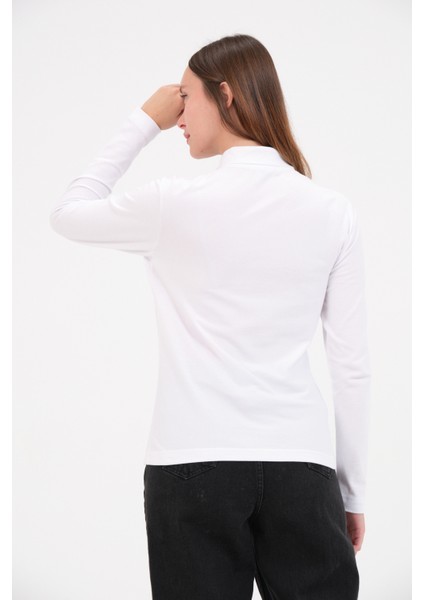 Bayaz Kadın Regular Fit Uzun Kollu Polo fırsatları