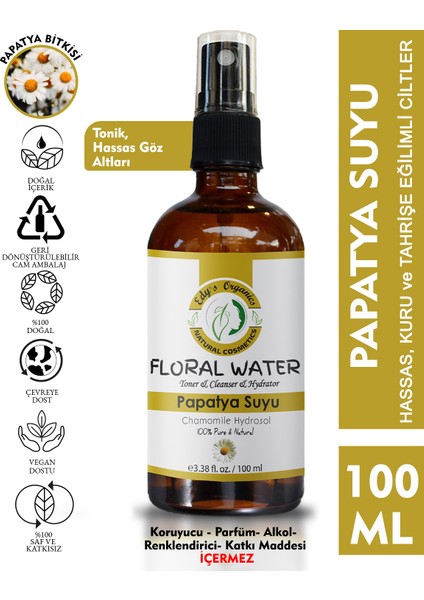 Edy’s Organics- Papatya SUYU(100 Ml)