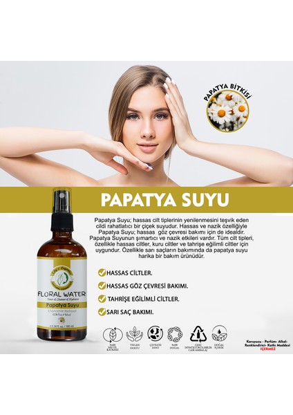 Edy’s Organics- Papatya SUYU(100 Ml)