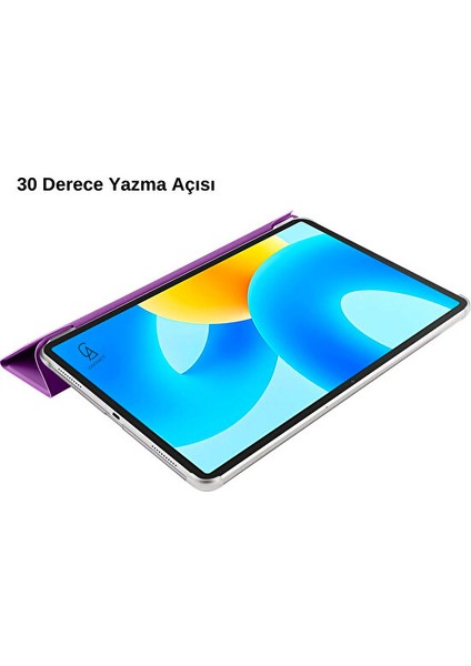 Xiaomi Mi Pad 6 11 Inç ile Uyumlu Tablet Kılıf Smart Özellikli Uyku Modlu Kapaklı Tablet Kılıfı