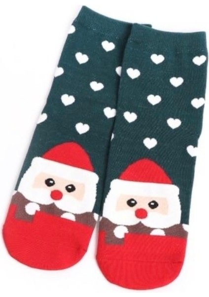 5 Çift Yılbaşı Christmas Noel Renkli Patik Çoraplar Seti fırsatları