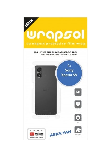 Sony Xperia 5 V Arka ve Yan Koruyucu Poliüretan Film fiyatları
