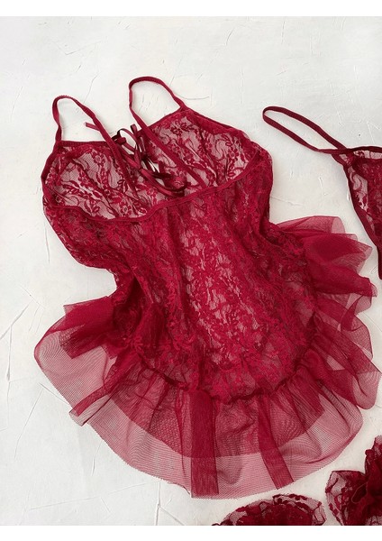Bacak Aparatlı Babydoll