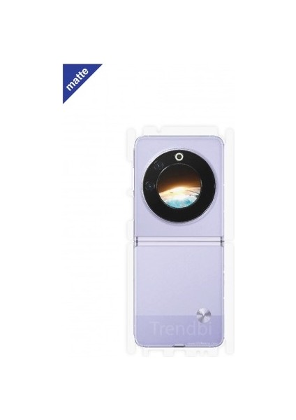 Tecno Phantom V Flip 5g Mat Arka ve Yan Koruyucu Poliüretan Film