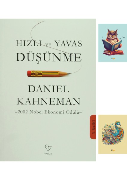 Hızlı ve Yavaş Düşünme - Daniel Kahneman + Not Defterli Set