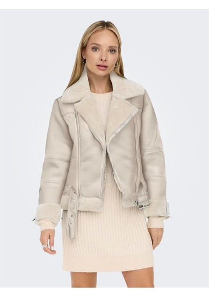 15260002 Onlagnete Faux Leather Bıker Jkt Otw