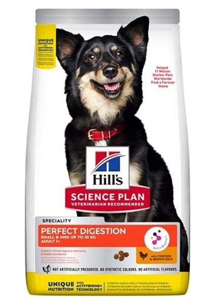 Hills Perfect Digestion Tavuklu Küçük Irk Yetişkin Köpek Maması 3 kg