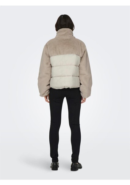 15292945 Onlwanja Fur Puffer Mıx Jacket cc Otw fırsatları
