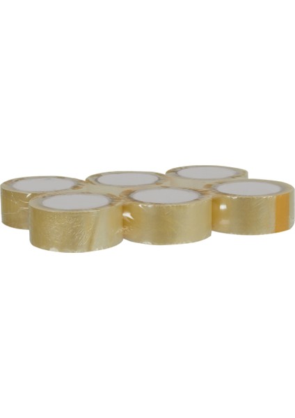 12-Adet Şeffaf Koli Bandı (45 mm x 100 m)
