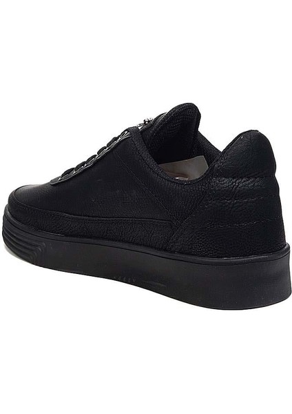 Siyaha Beyaz ve Siyaha Siyah Erkek Sneaker Ayakkabı