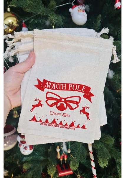 Special Delivery Kurdeleli Yılbaşı Hediye Kesesi 10LU