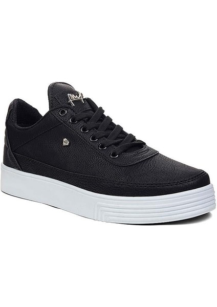Siyaha Beyaz ve Siyaha Siyah Erkek Sneaker Ayakkabı