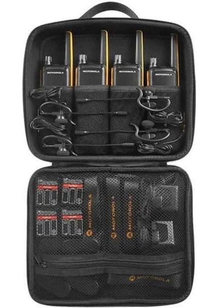 T82 Extreme Quadpack 4 Adet Pmr Telsiz Resmi Ithalatçı Garantili Kulaklık Hediyeli
